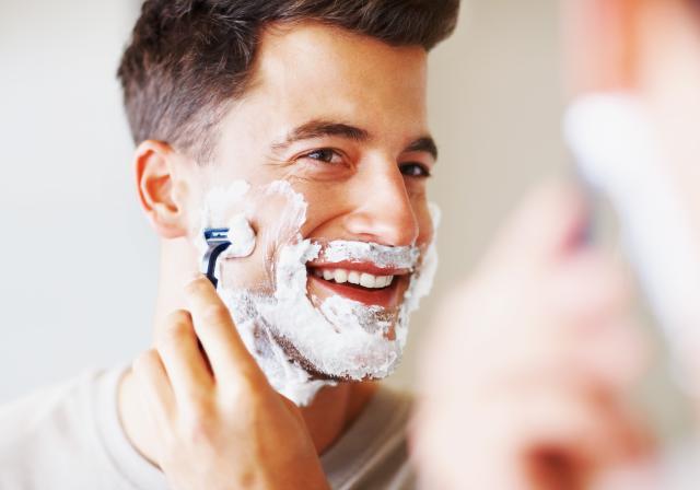 man-shaving-his-face